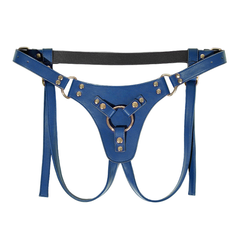 Well Made Quality Leather Dildo Strap On Harness