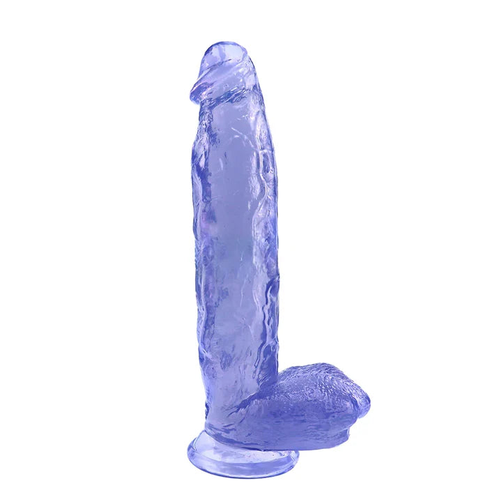 11 Inch Blue Jelly Big Dildo