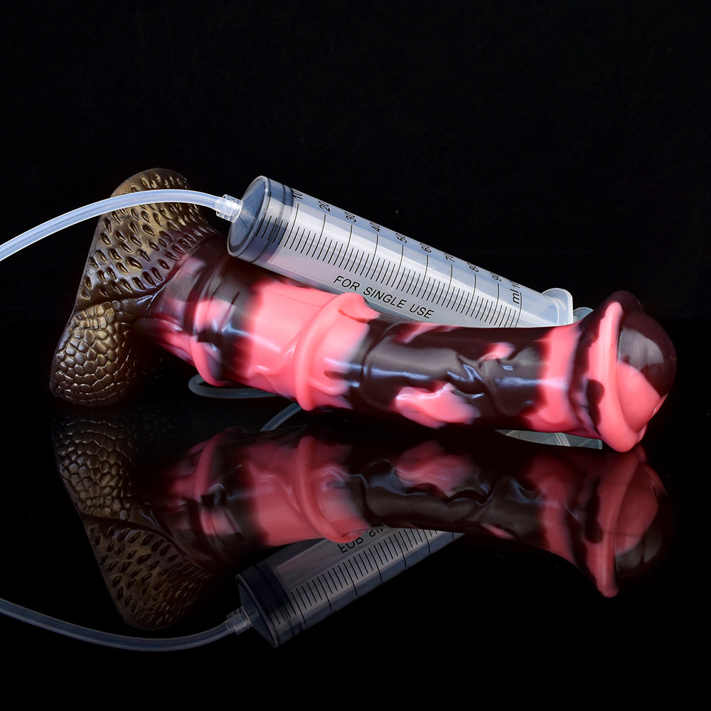 10 Inch Suction Cup Ball Horse Squirting Dildo