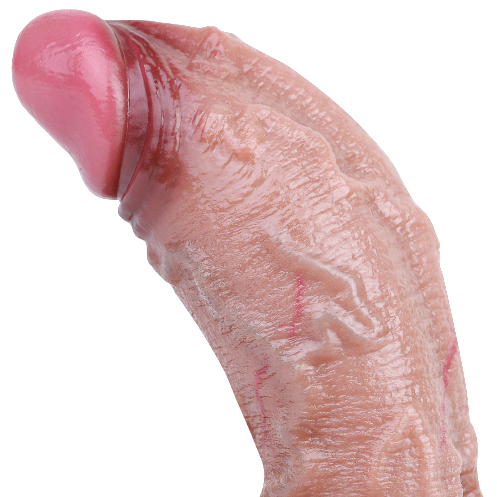 6 Inch Realistic Cock Vein Dildo Panties