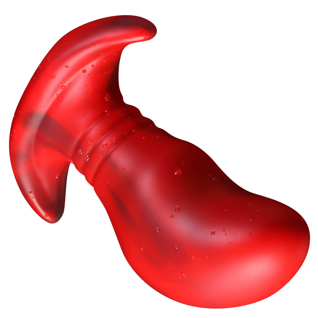 Red Silicone Ball Large Butt Plug