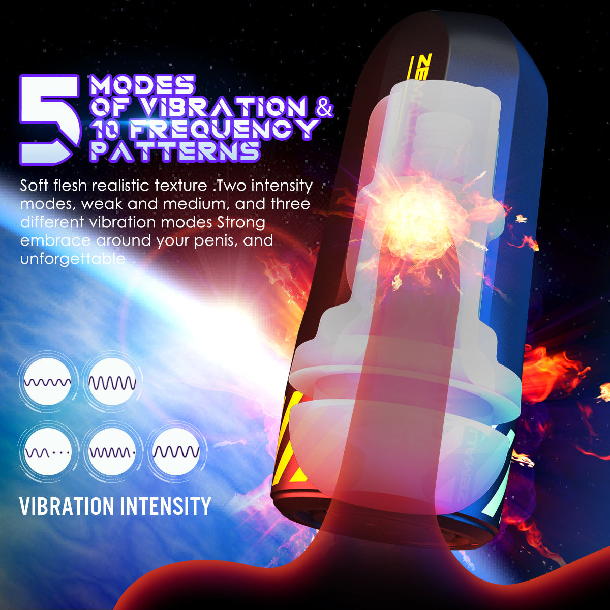 Sucking Vibration Single Male Masturbator