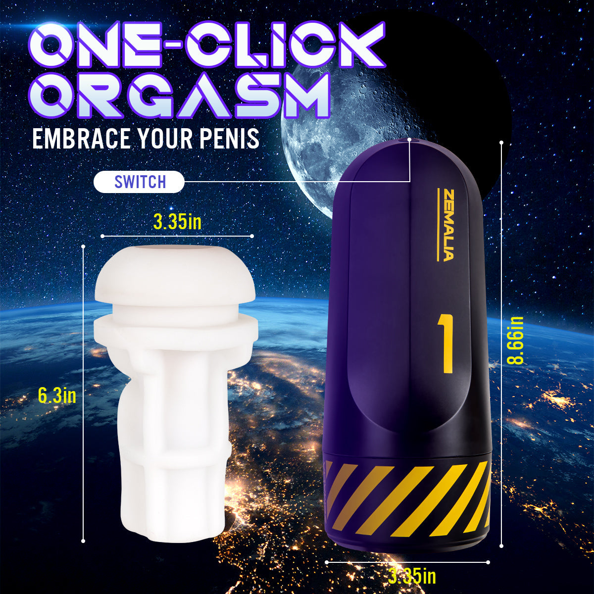 Sucking Vibration Single Male Masturbator