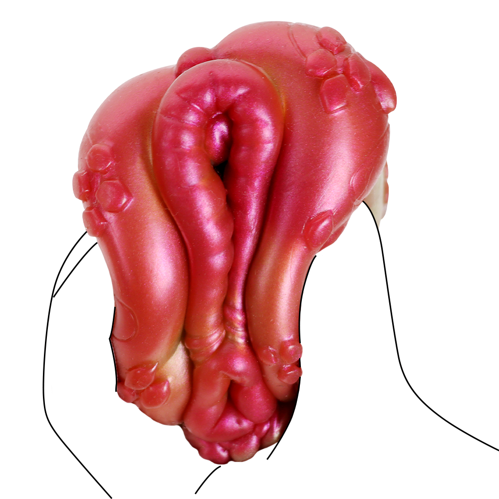 6 Inch Long Silicone Animal Horse Pocket Pussy