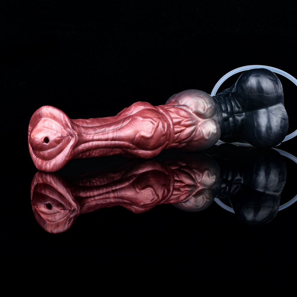 10 Inch Double Knot Horse Squirting Dildo