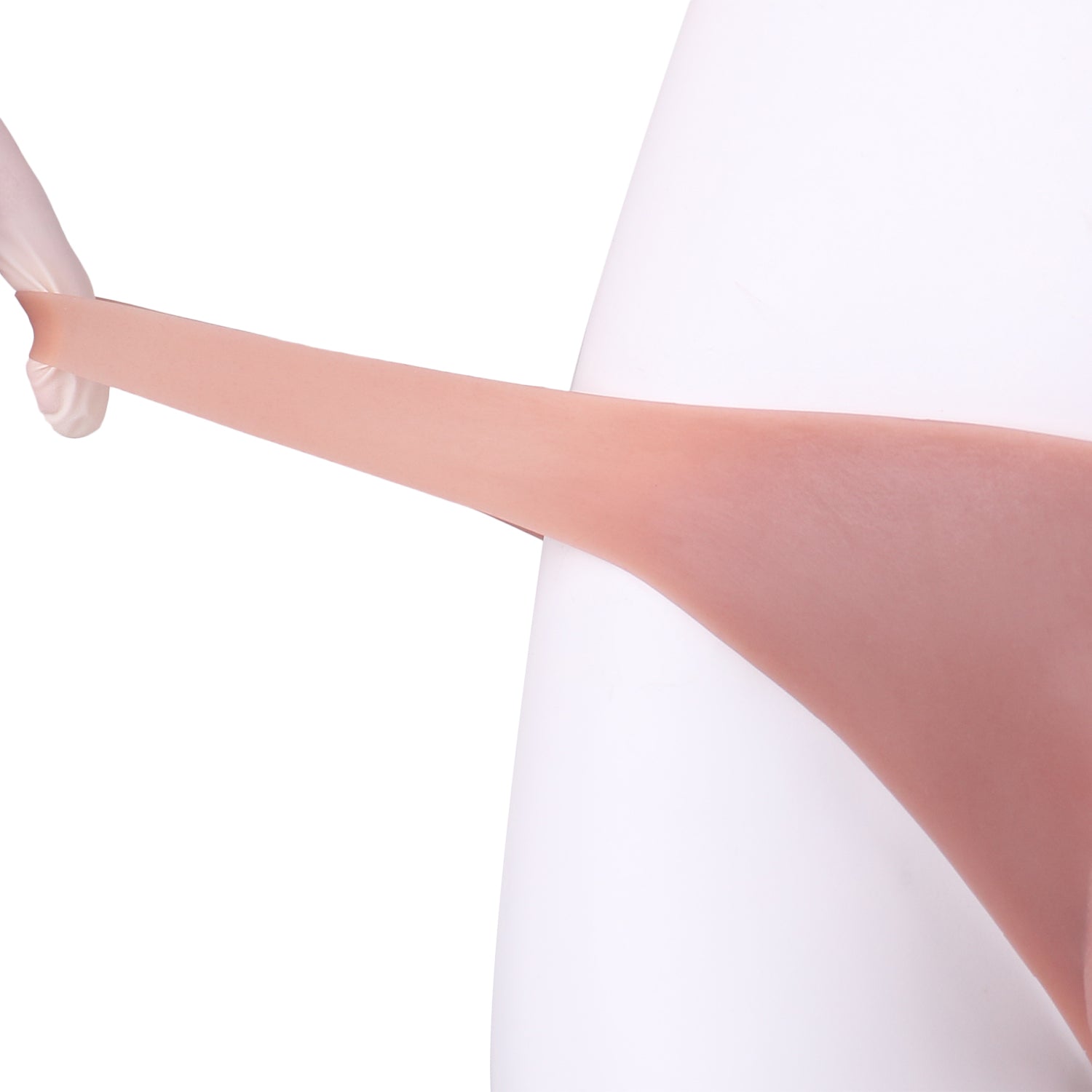 6 Inch Realistic Triangle Hollow Dildo Panties