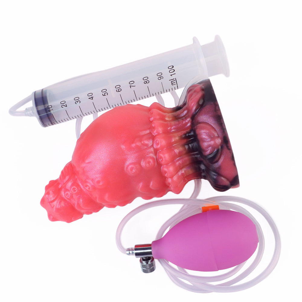 Conical Octopus Monster Inflatable Dildo Plug