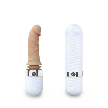 Portable Head Tilt G-spot Thrusting Dildo