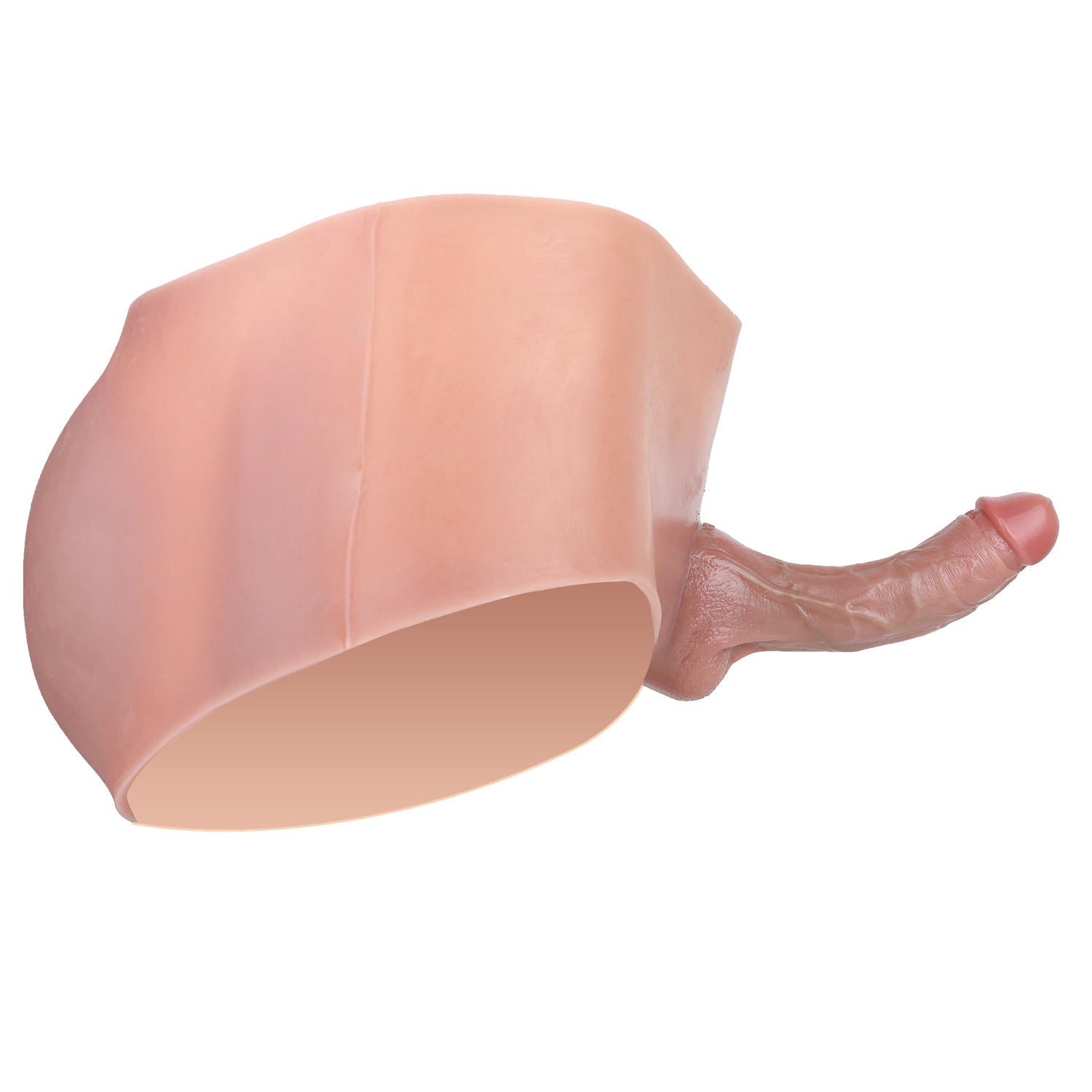 6 Inch Realistic Silicone Ejaculating Strap On Dildo Panties