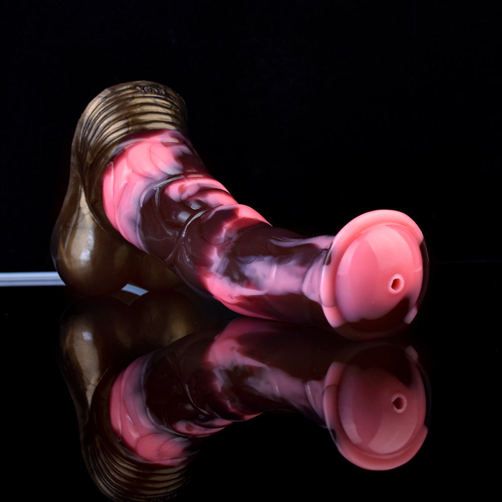 10 Inch Base With Egg Horse Squirting Dildo