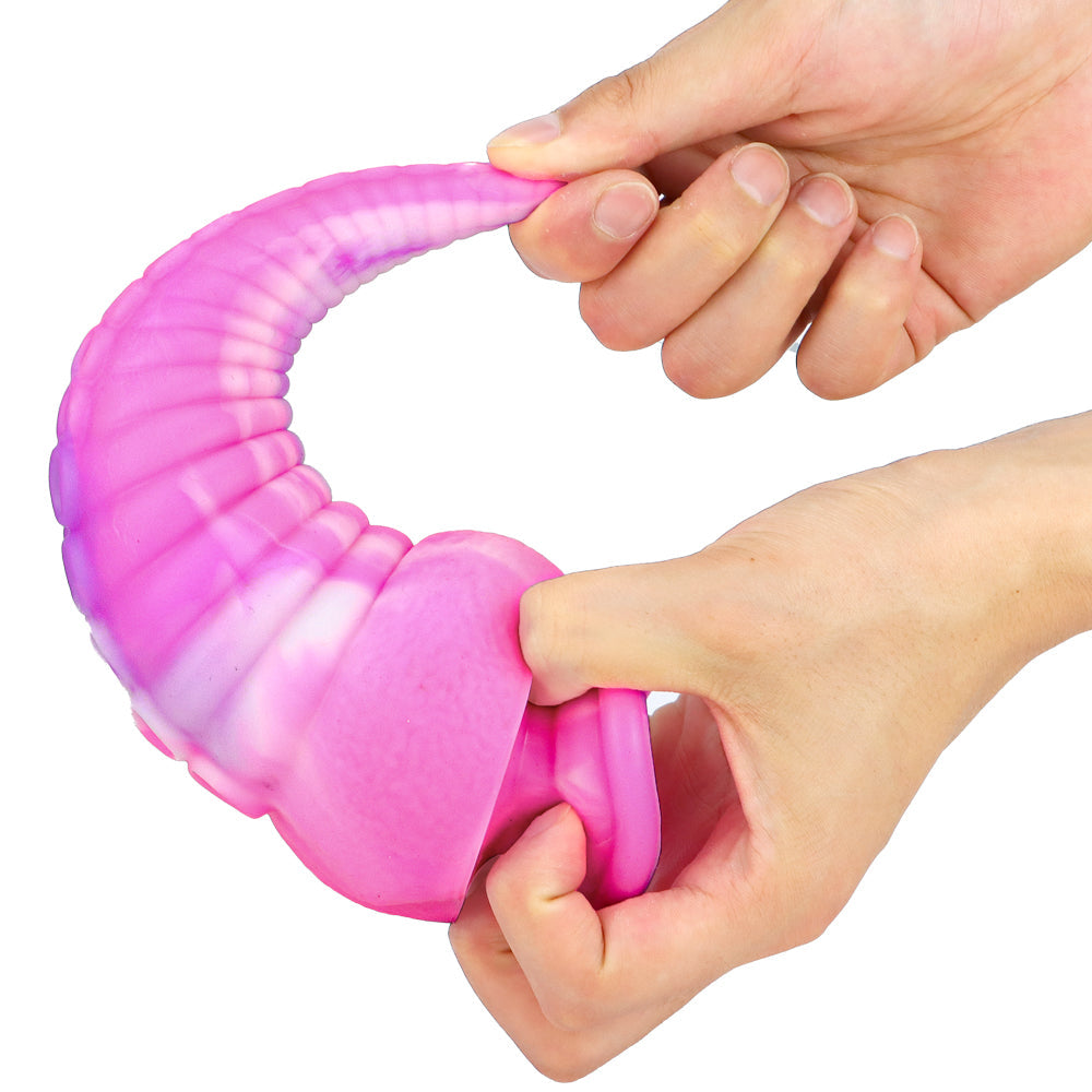 8 Inch Silicone Pink Tenticle Dildo