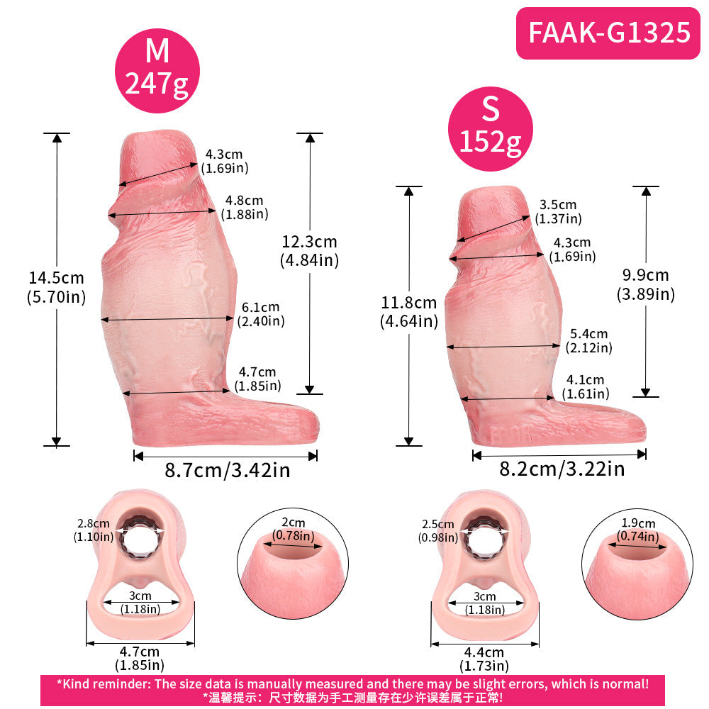 Dick Enlargement Silicone Realistic Penis Sleeve