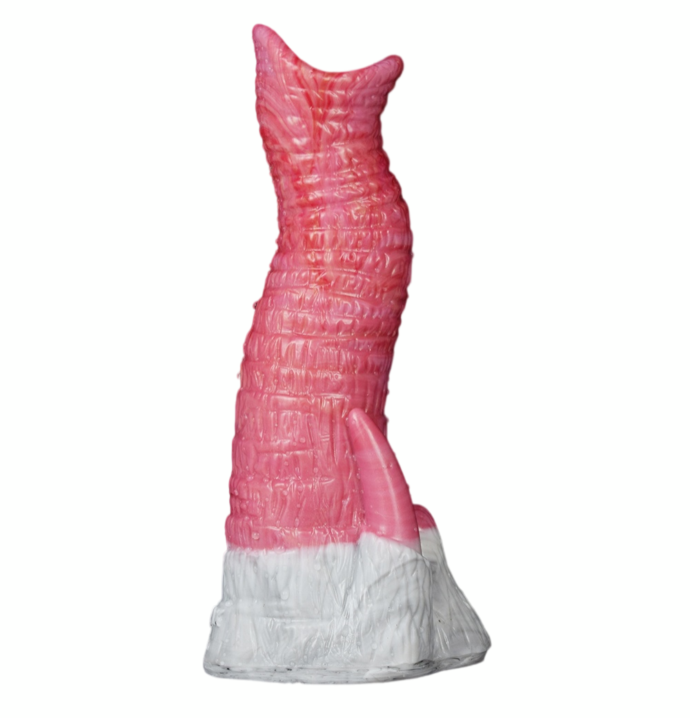 7 Inch Pink Curved Elephant Trunk Fantasy Dildo