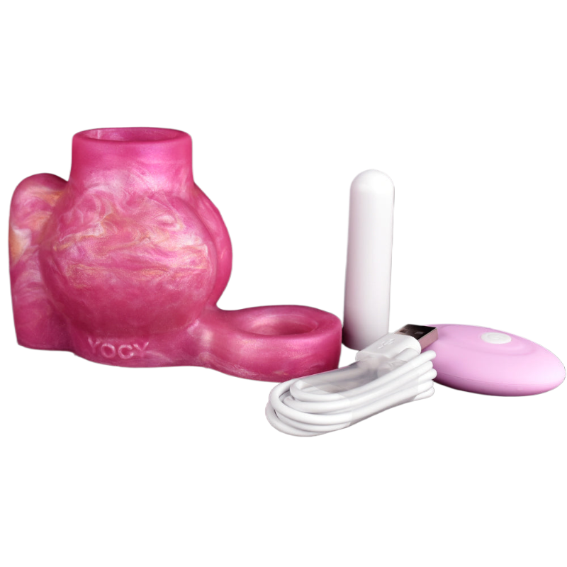 Super Big Knot Delayed Ejaculation Vibrating Penis Sleeve