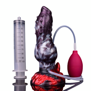 7 Inch Raised Spiked Dog Squirting Dildo