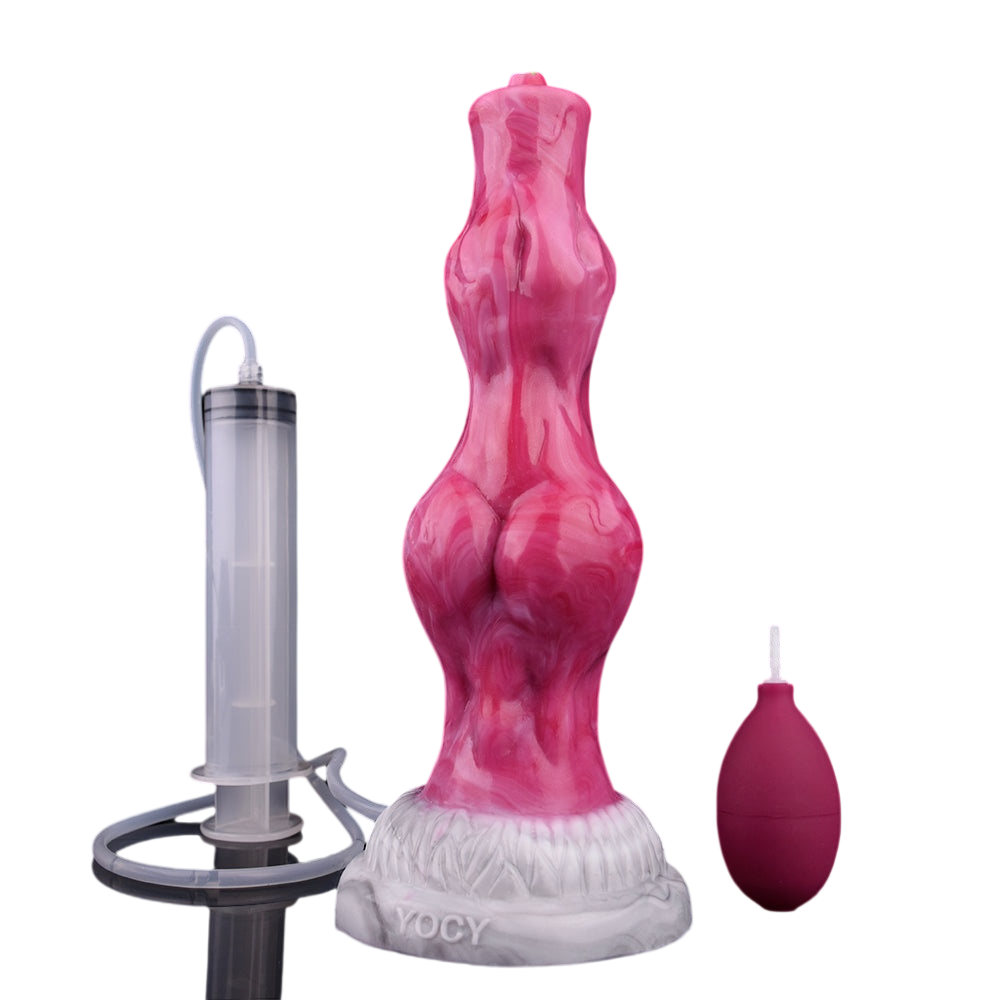 8 Inch Fantasy Double Knot Squirting Dildo