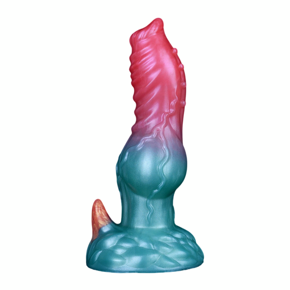 7 Inch Silicone Spiked Knot Dog Dildo