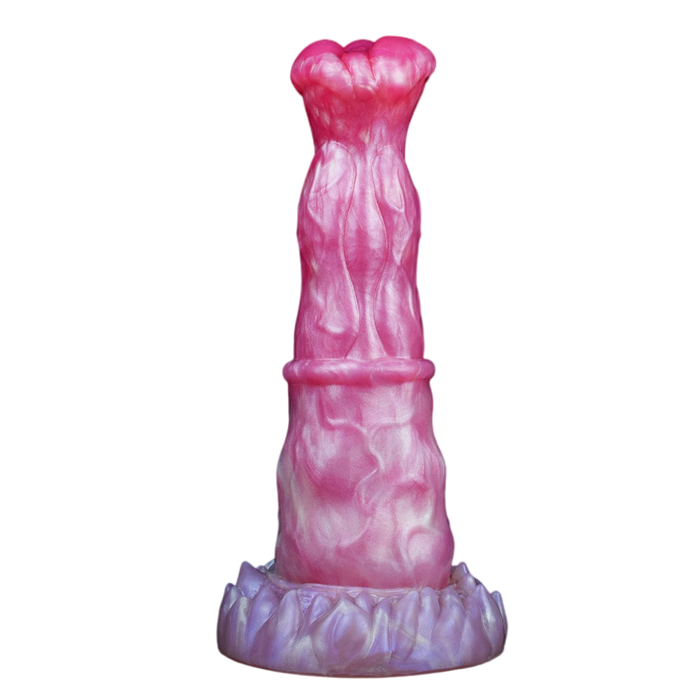 9 Inch Silicone Peach Monster Horse Dildo