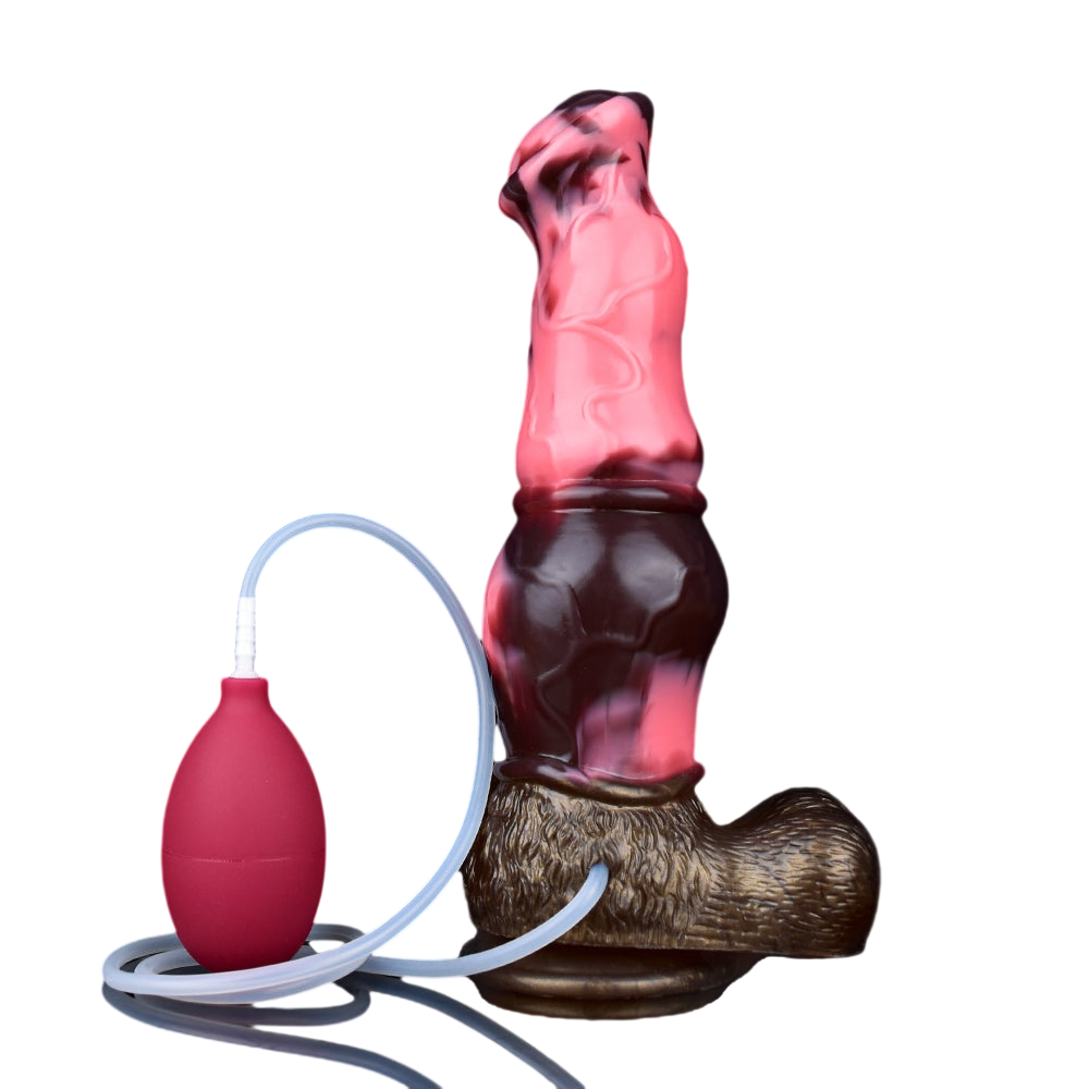 10 Inch Knot Fantasy Silicone Horse Squirting Dildo