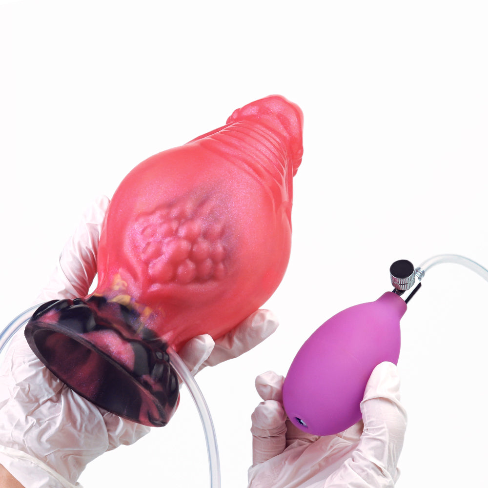 5 Inch Strong Red Dragon Cum Inflatable Dildo