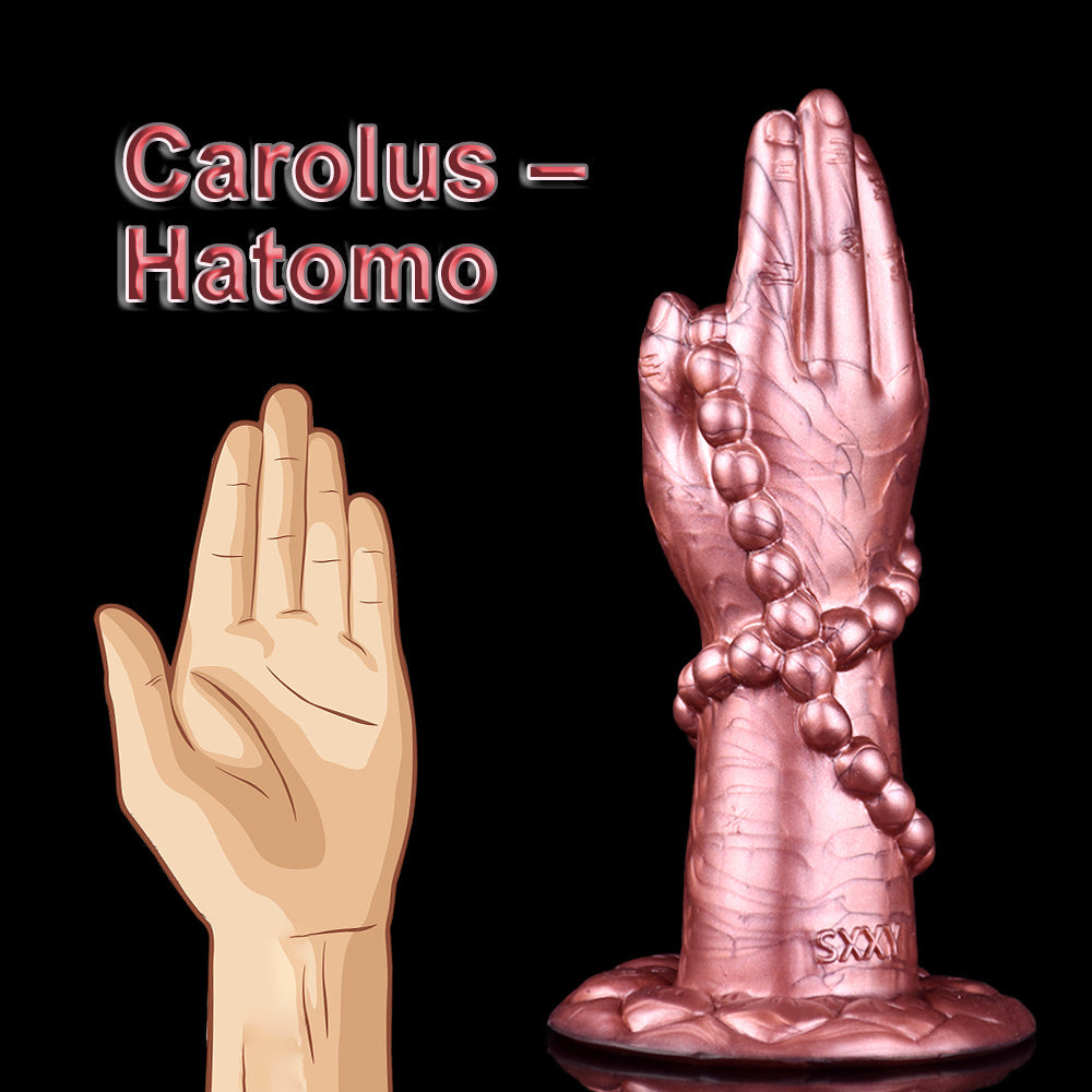 6 Inch Silicone Buddha Bead Hand Fist Dildo
