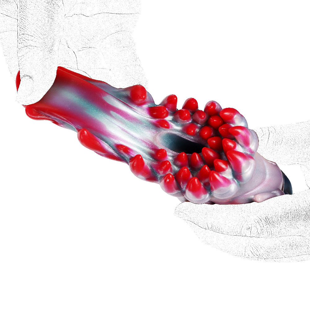 Red Silicone Tentacle Monster Pocket Pussy