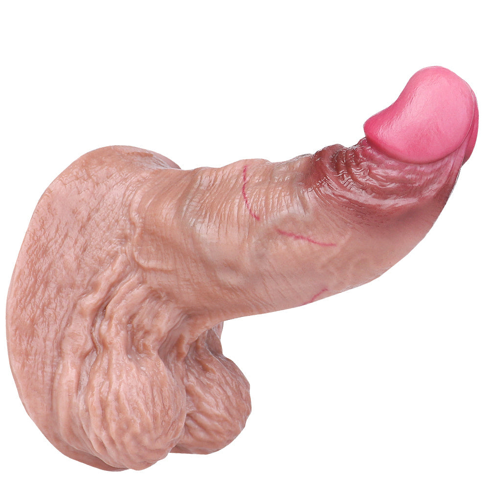 Realistic Silicone Ejaculating Dildo With Balls
