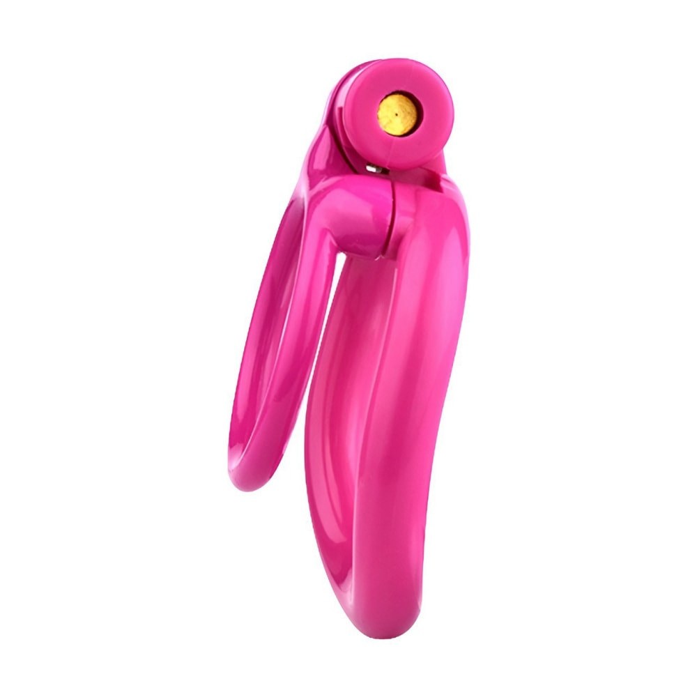 Pink Resin Male Chastity Cage