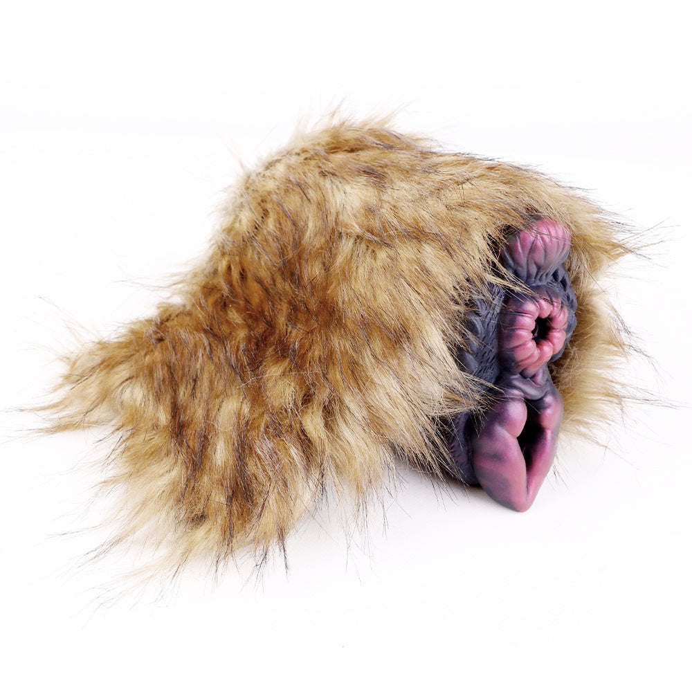 Double Anal Vaginal Plush Camel Pocket Pussy