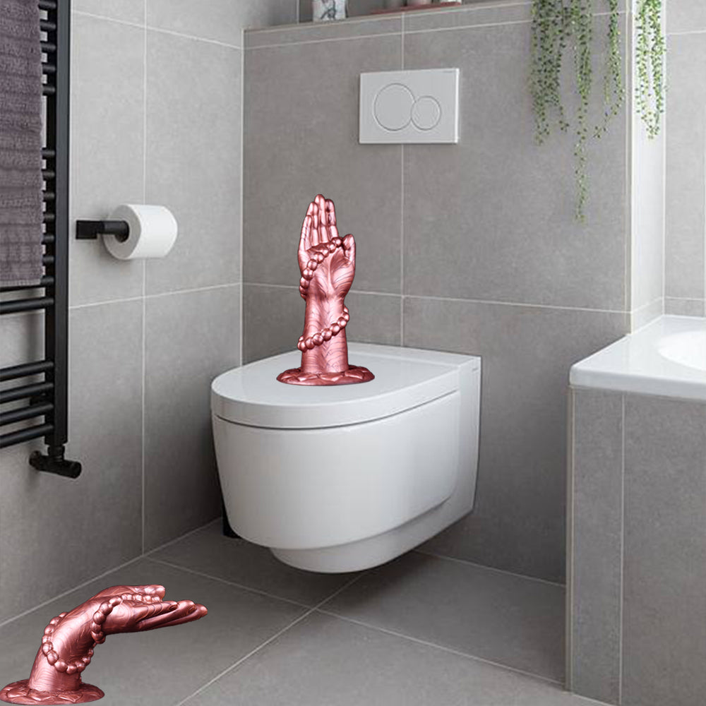 6 Inch Silicone Buddha Bead Hand Fist Dildo