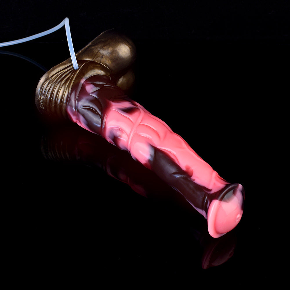 10 Inch Base With Egg Horse Squirting Dildo