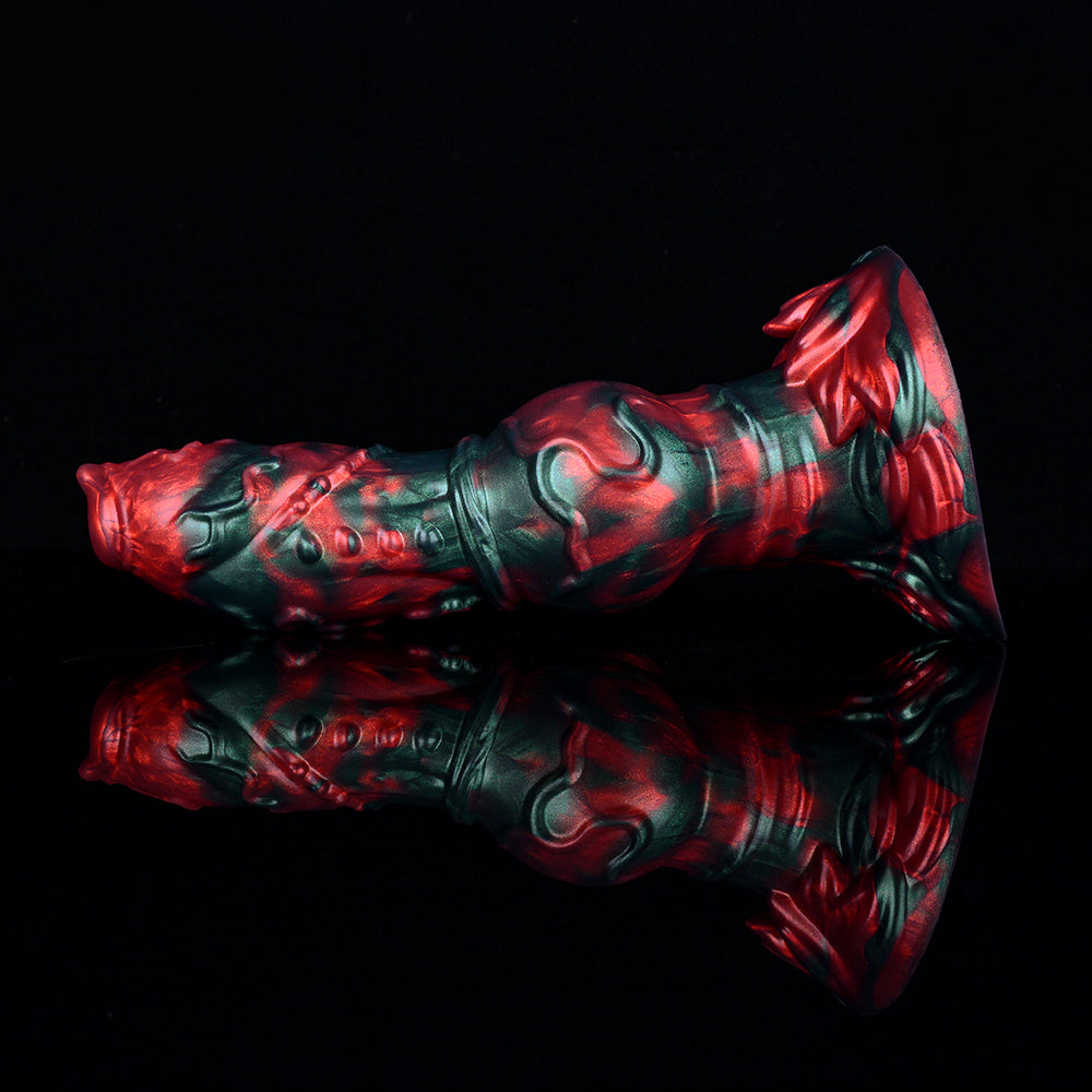 9 Inch Animal Knot Silicone Dog Dildo