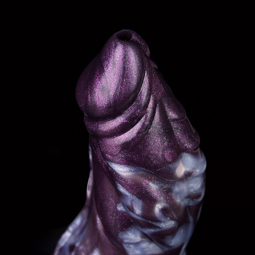 Silicone Dog Knot 7 Inch Squirting Dildo