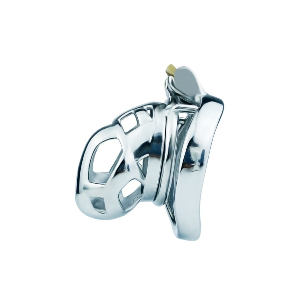 Tiny Stainless Steel Cobra Chastity Cage