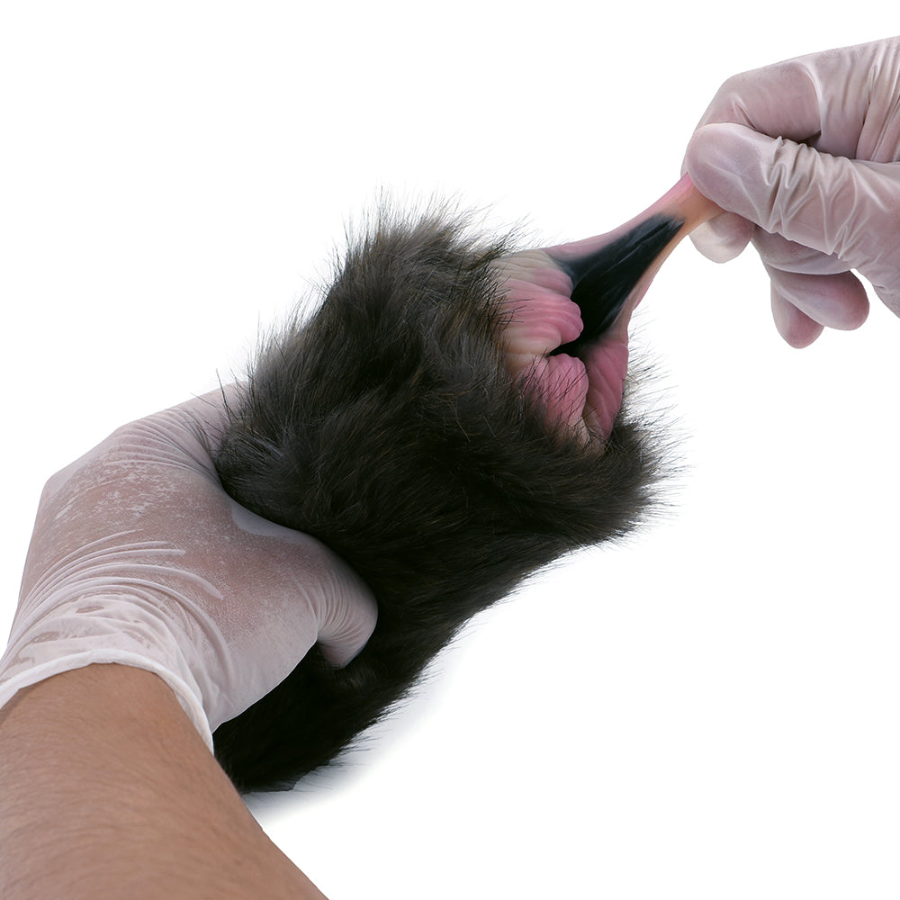 Black Furry Wild Cat Fantasy Pocket Pussy