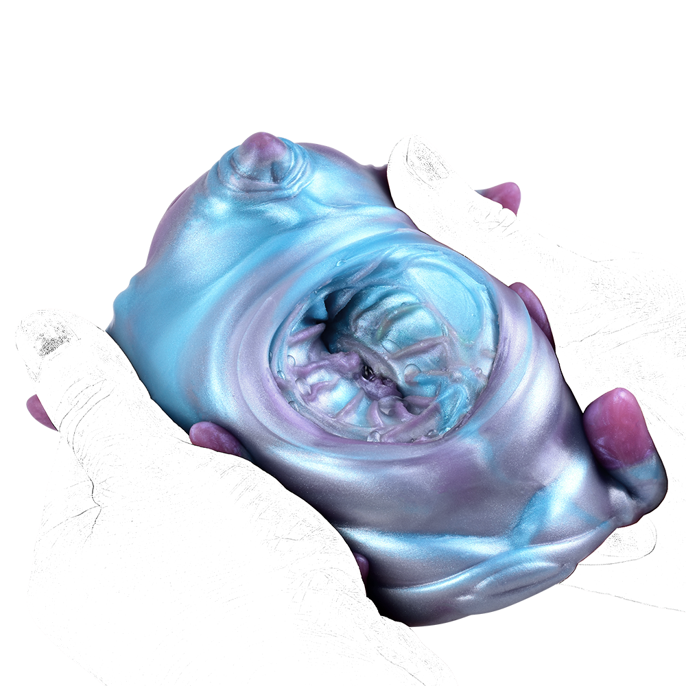 Blue Monster Claw Silicone Pussy Pocket
