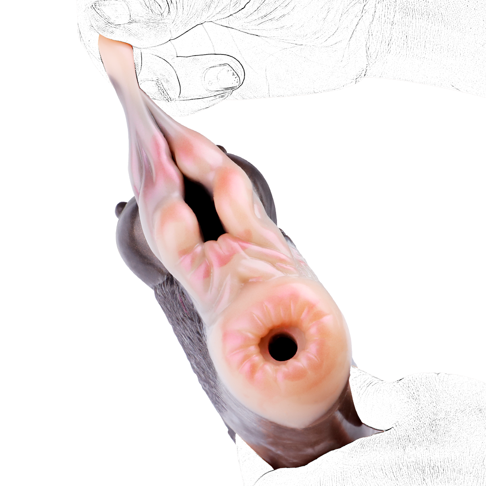 Lifelike Sheep Silicone Masturbation Pocket Pussy