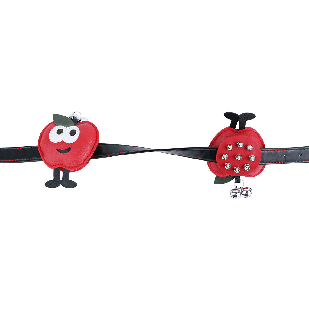Red Apple Christmas Limited Edition Nipple Clamps with Chest Strap