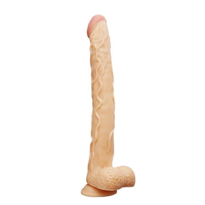 15 Inch Flesh Realistic Anal Extra Long Dildo