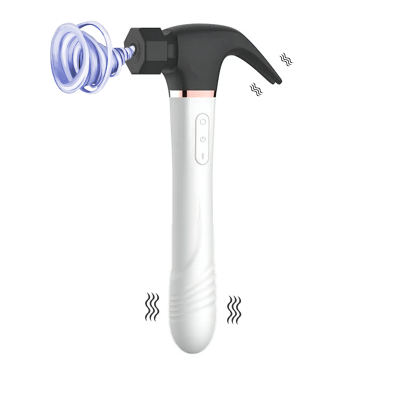 3 in 1 Hammer Disguise Sucking Thrust Vibrator