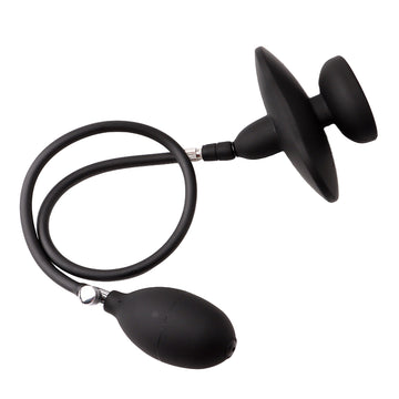 Inflatable Gag Black Silicone Bondage Toy