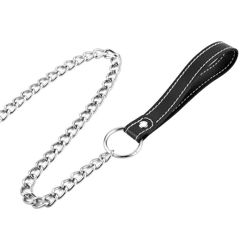 Labia Clamps Stainless Steel BDSM Strap Leash