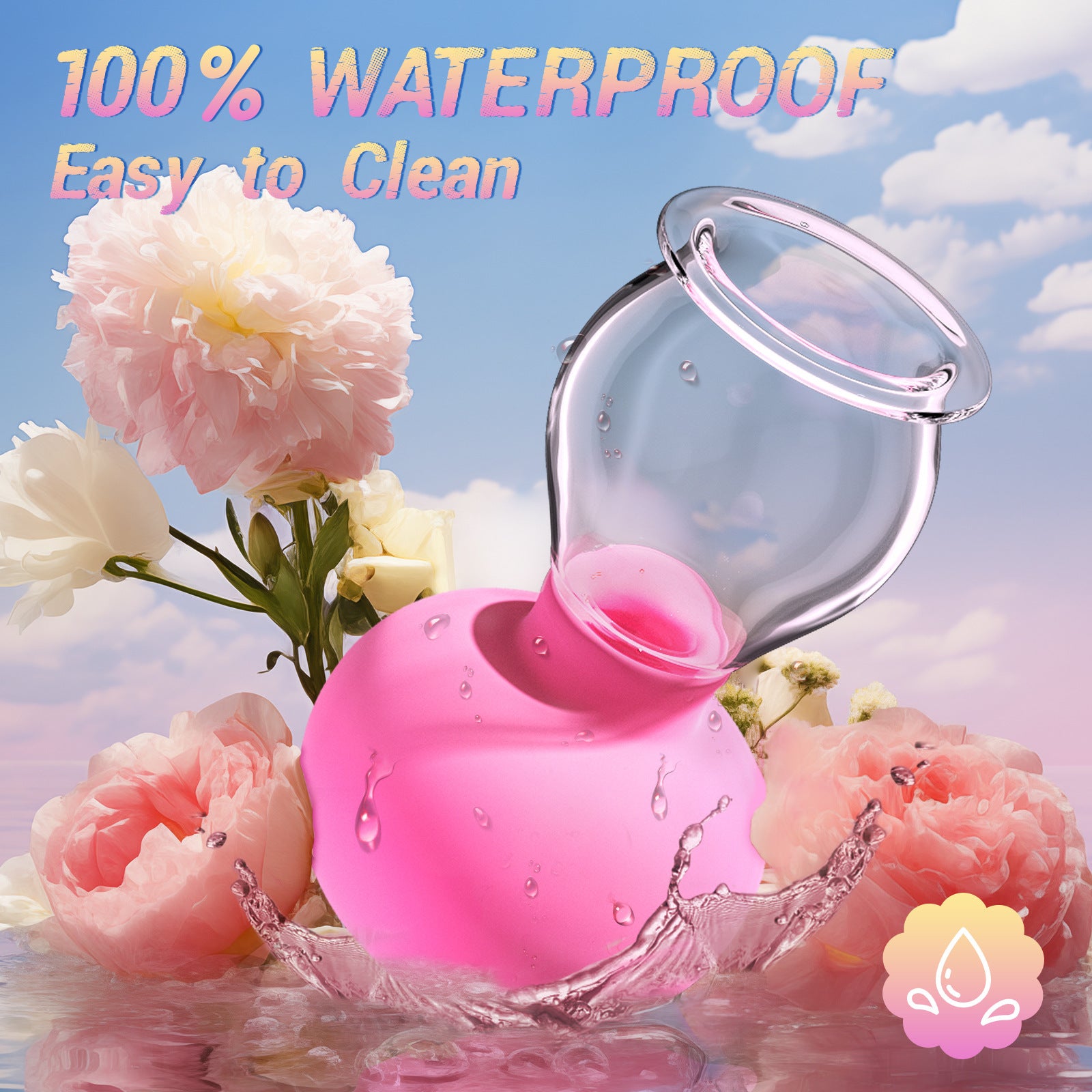 Long Nipple Suckers Pink Hand Press Female Toy