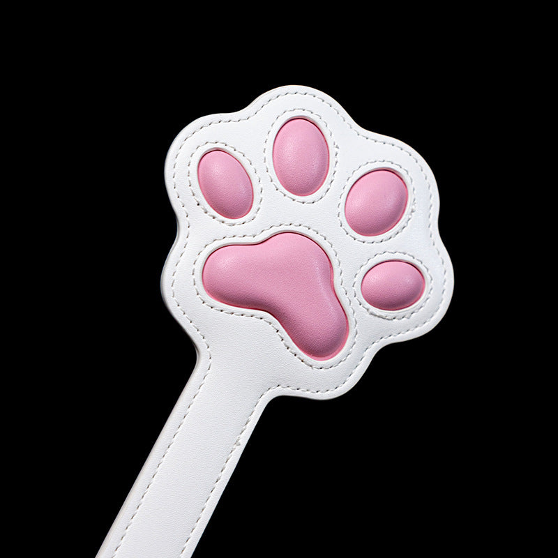Leather Paddle Cute Cat Paw Spanking Paddle
