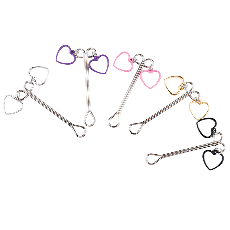 Clitorial Clamp Metal Heart Pendant Sex Toy