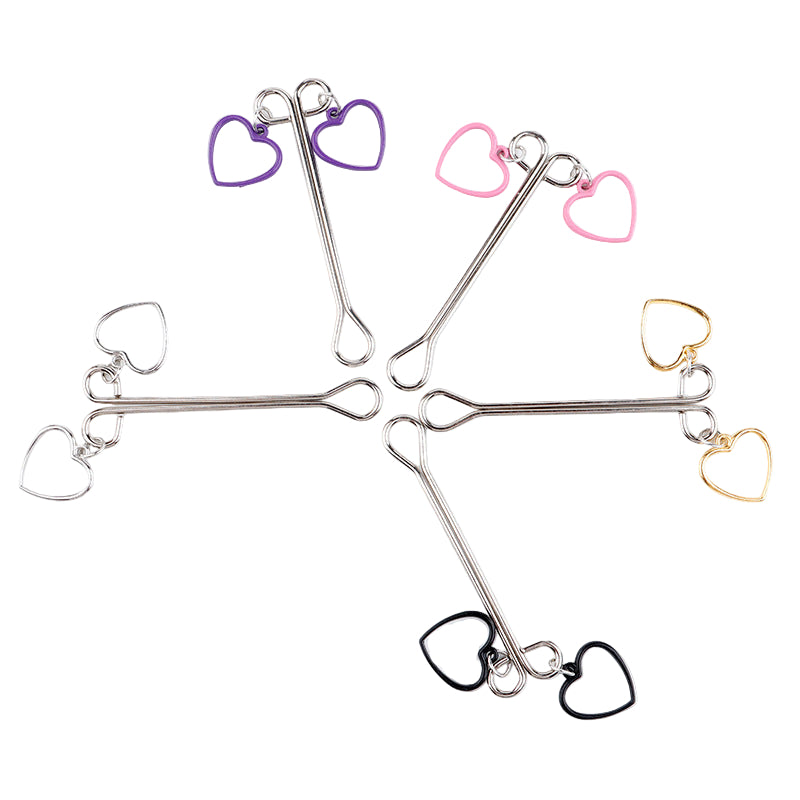 Clitorial Clamp Metal Heart Pendant Sex Toy