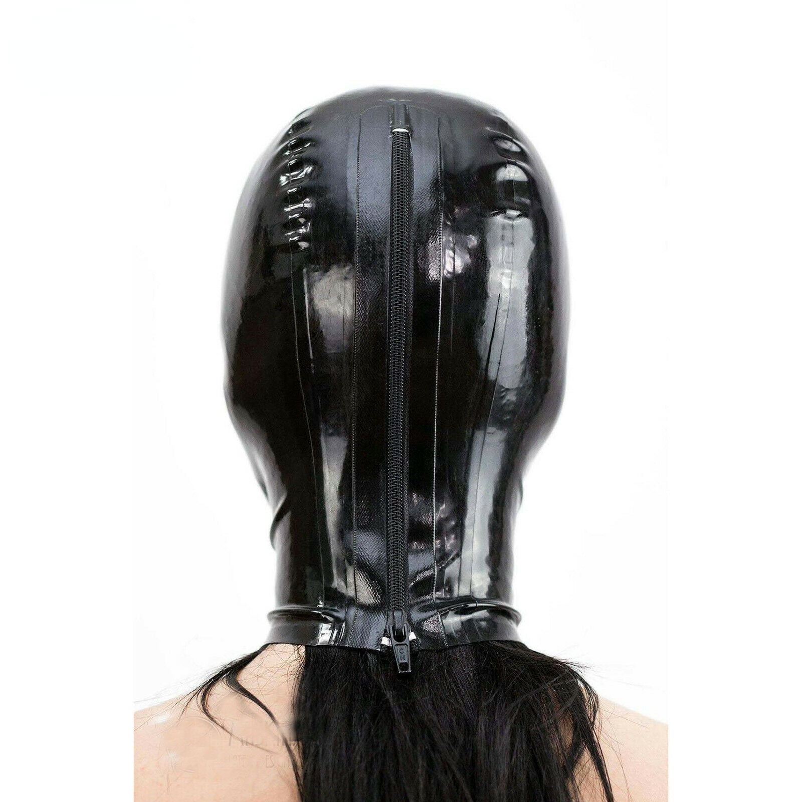 Latex Hood Black Sexy BDSM Mask