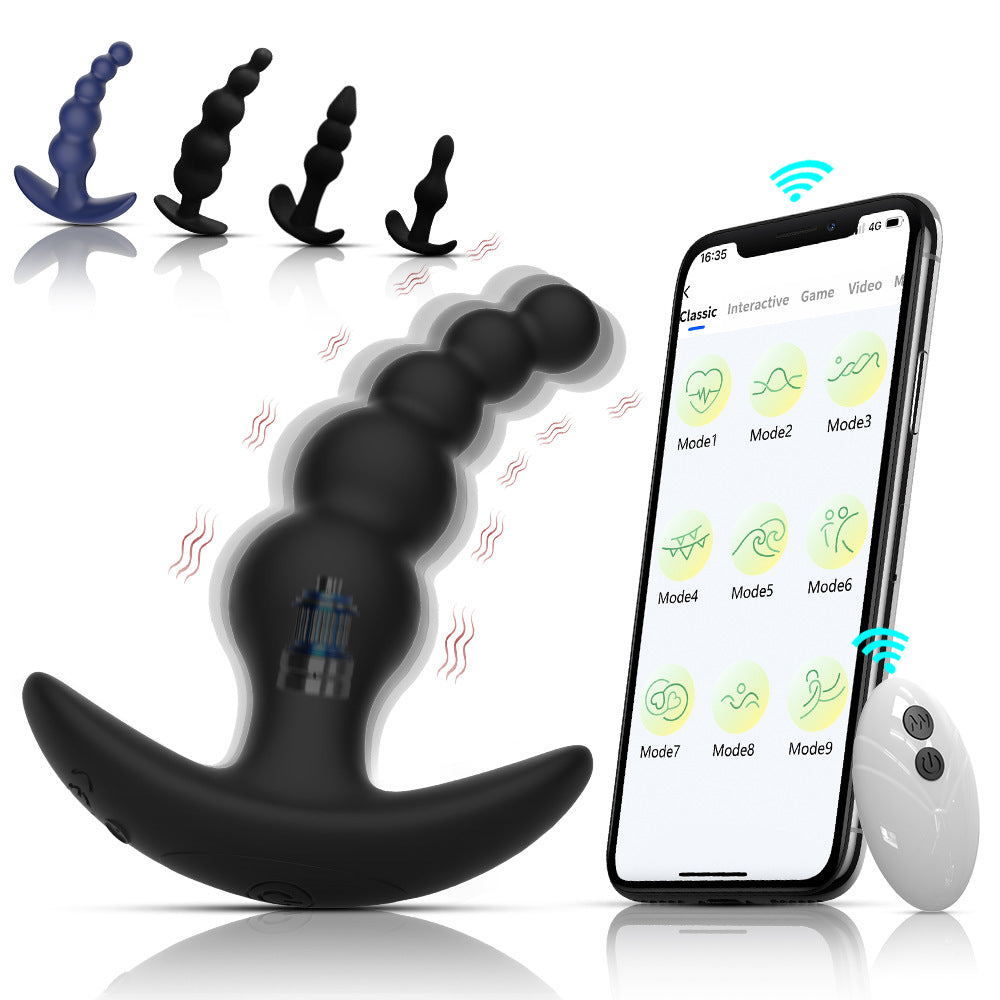 Vibrating Anal Balls Remote Control Silicone Anal Toy