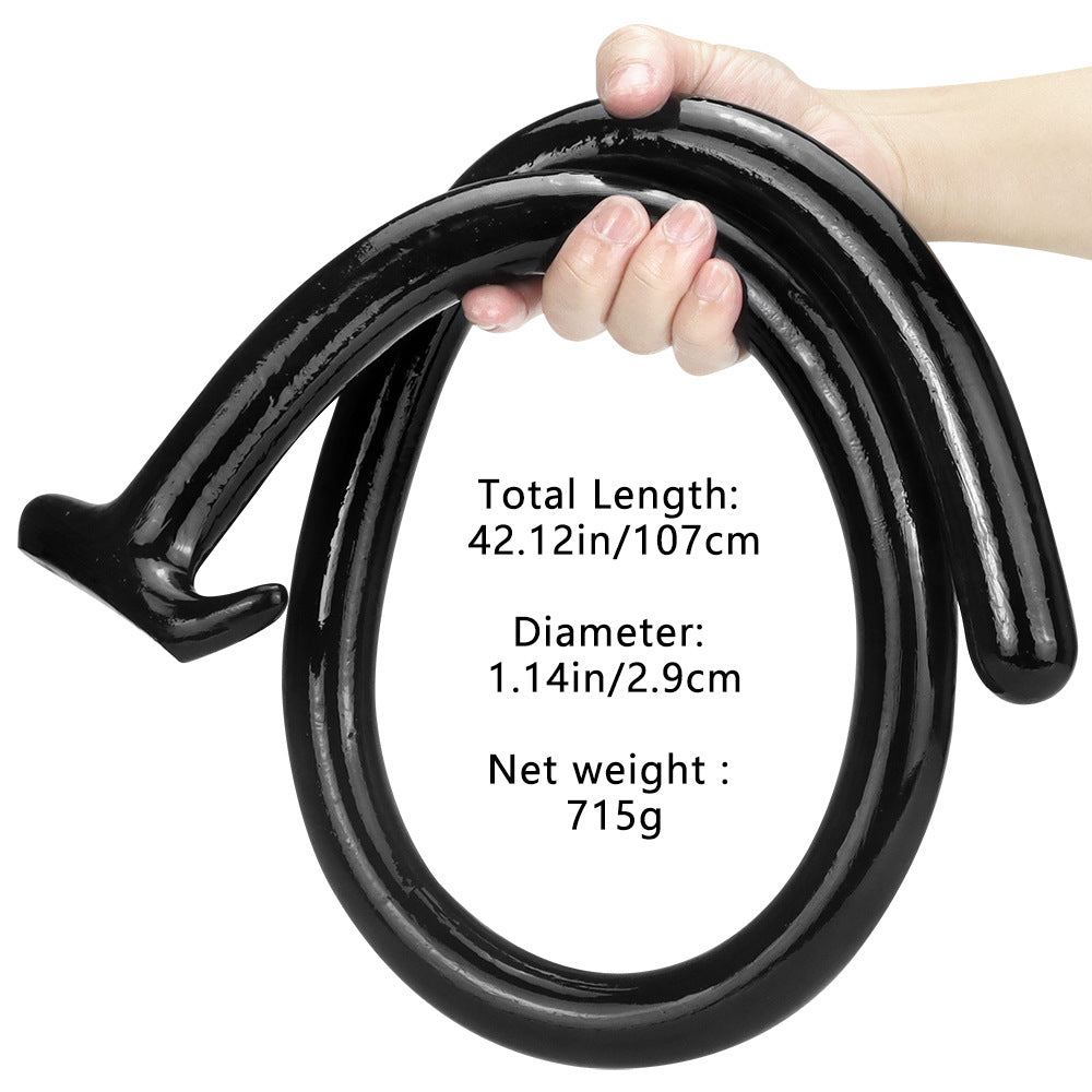 40 Inch Dildo Extra Long Black Anal Sex Toy