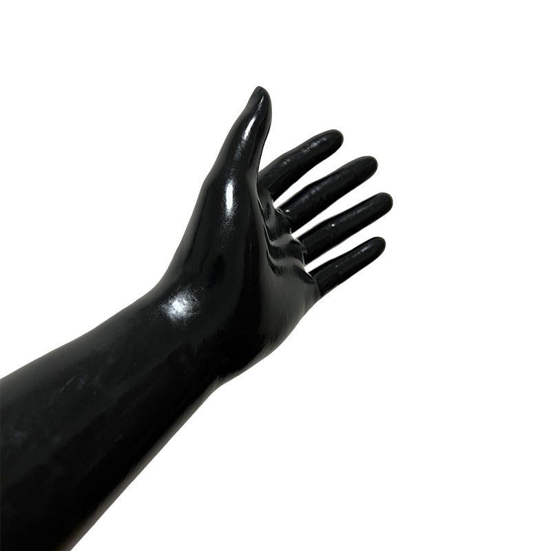 Fisting Gloves Black Smooth Latex Bondage